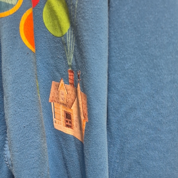 Loot Crate Blue Hoodie with Colorful Balloon Print - Picture 5 of 9